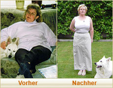 Dagmar ist 12kg leichter