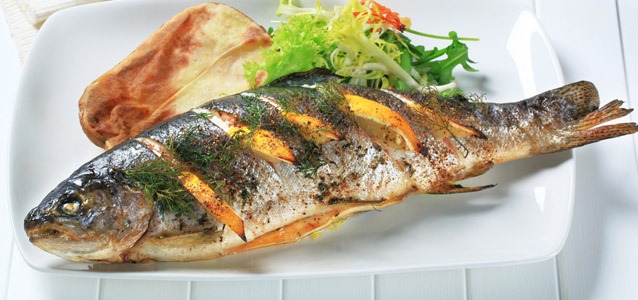 Diättaugliches Fischrezept: Forelle gebraten