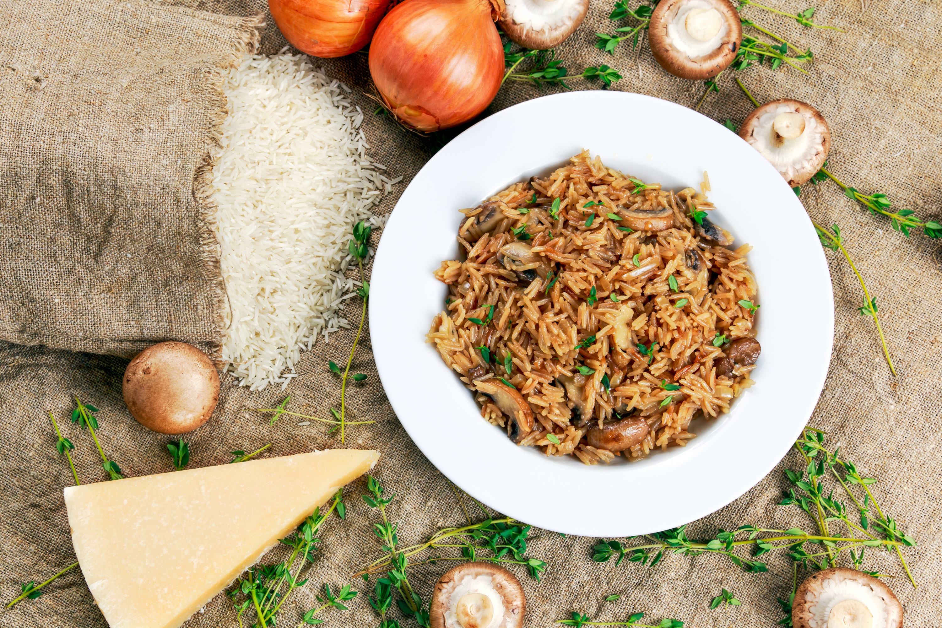 Schnell: Reis mit Pilzen Rezept | VidaVida