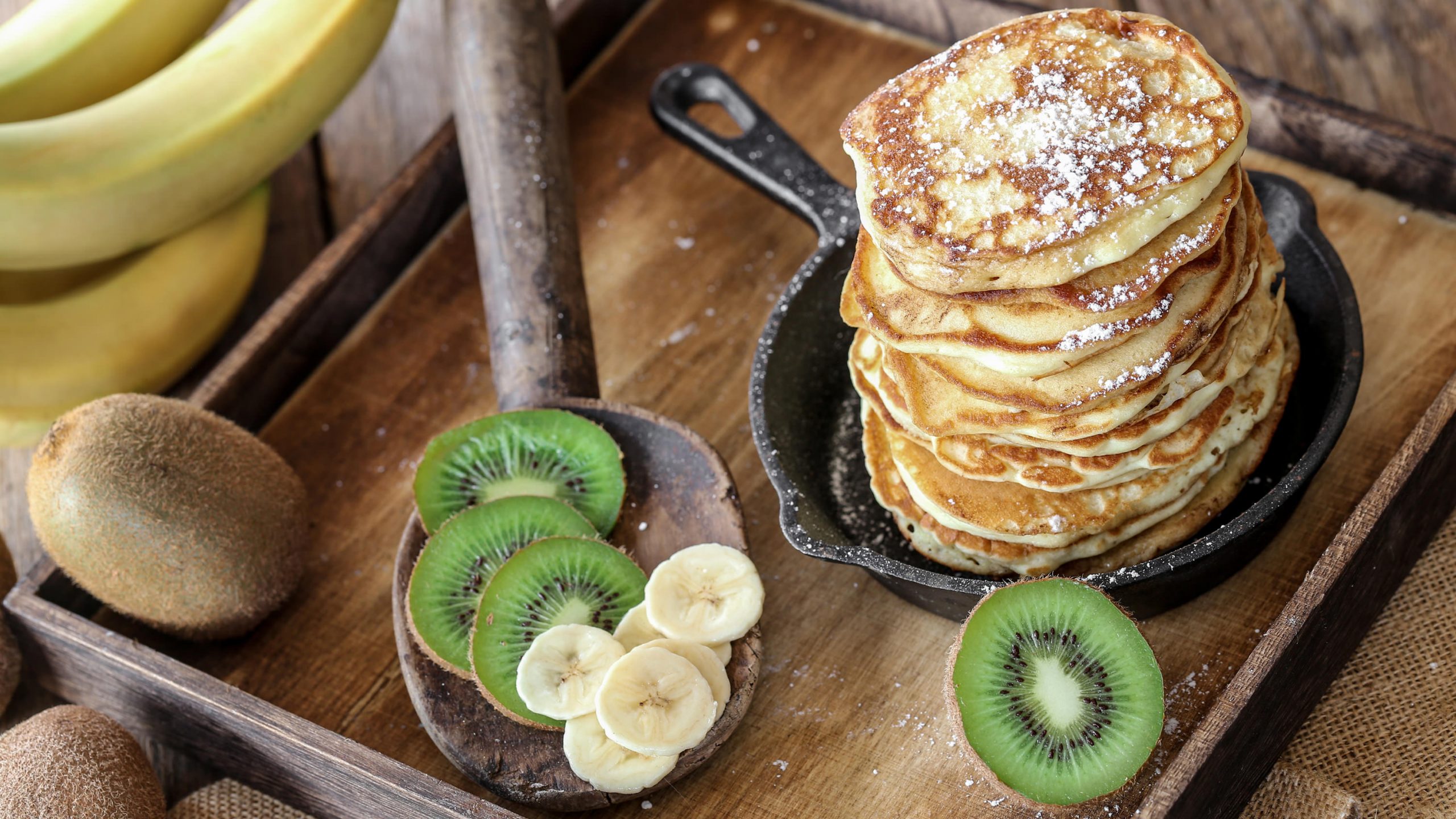 Köstliche Vollkornpfannkuchen mit Obst | VidaVida Rezept