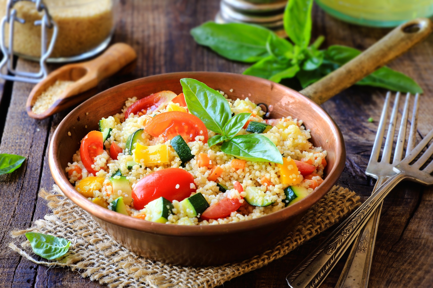 Couscous-Salat mit mediterranem Gemüse | VidaVida Rezept