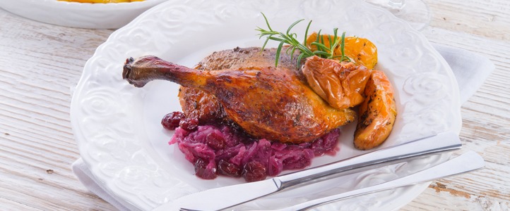 Weihnachtsessen: Orangen-Ente mit Süßkartoffelpüree Rezept | VidaVida