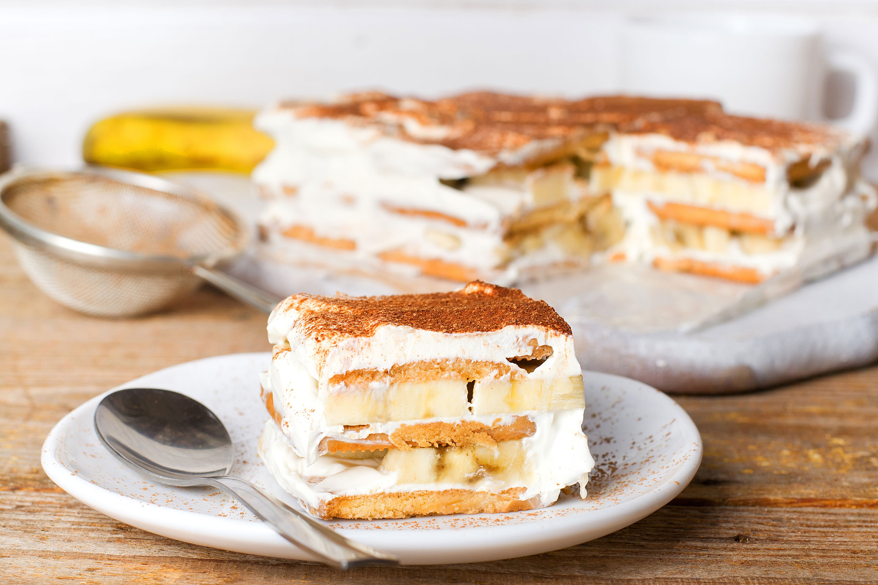 Fruchtig-frisches Bananen-Tiramisu Rezept | VidaVida