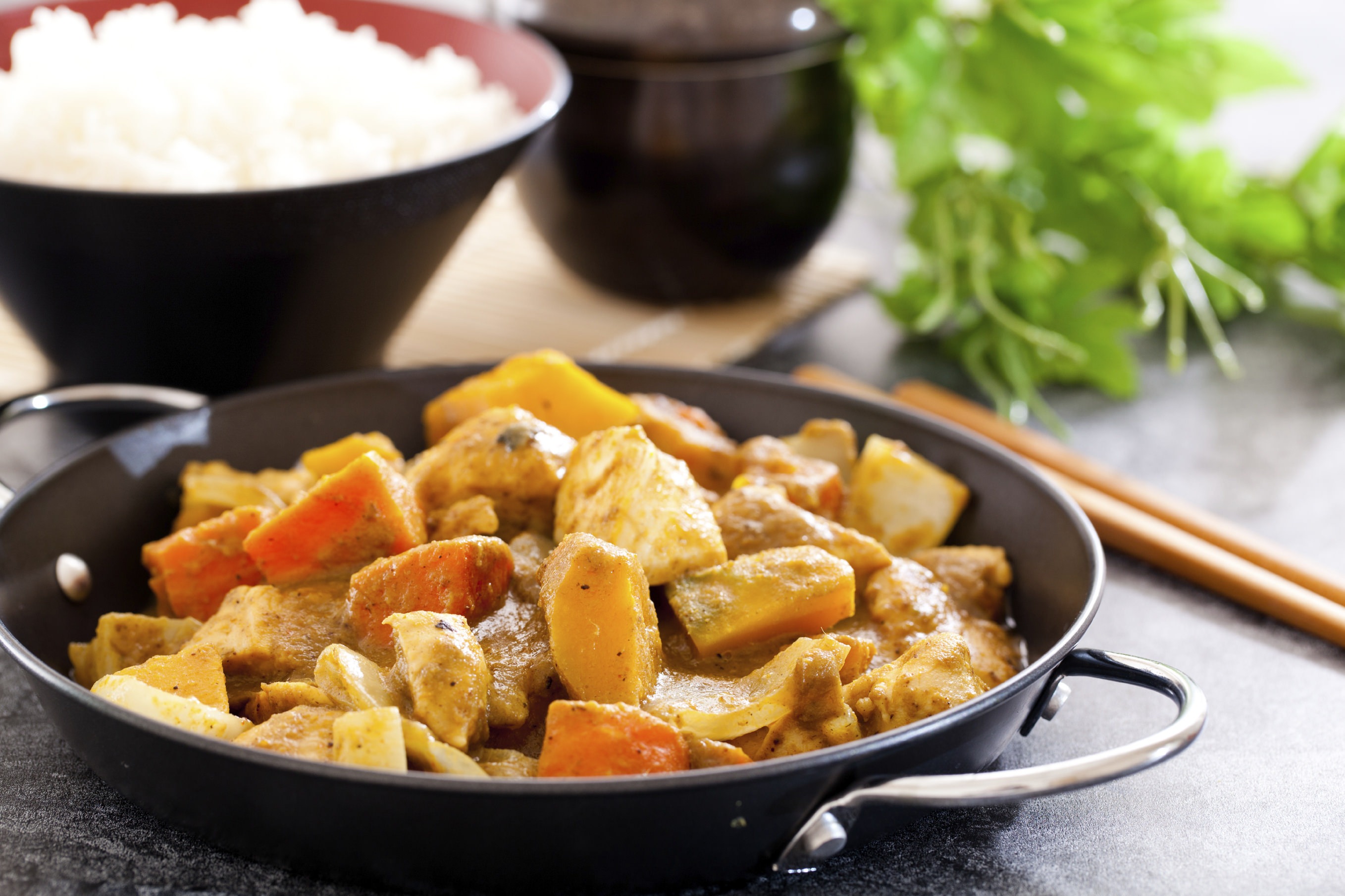 Gemüse-Curry mit Putenfleisch und Reis | VidaVida Rezept