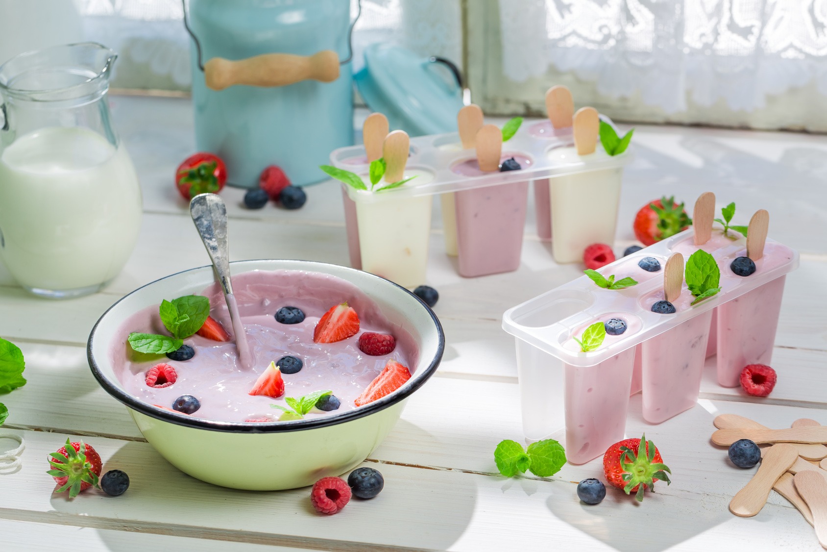 Frozen Yoghurt mit Beeren Rezept | VidaVida