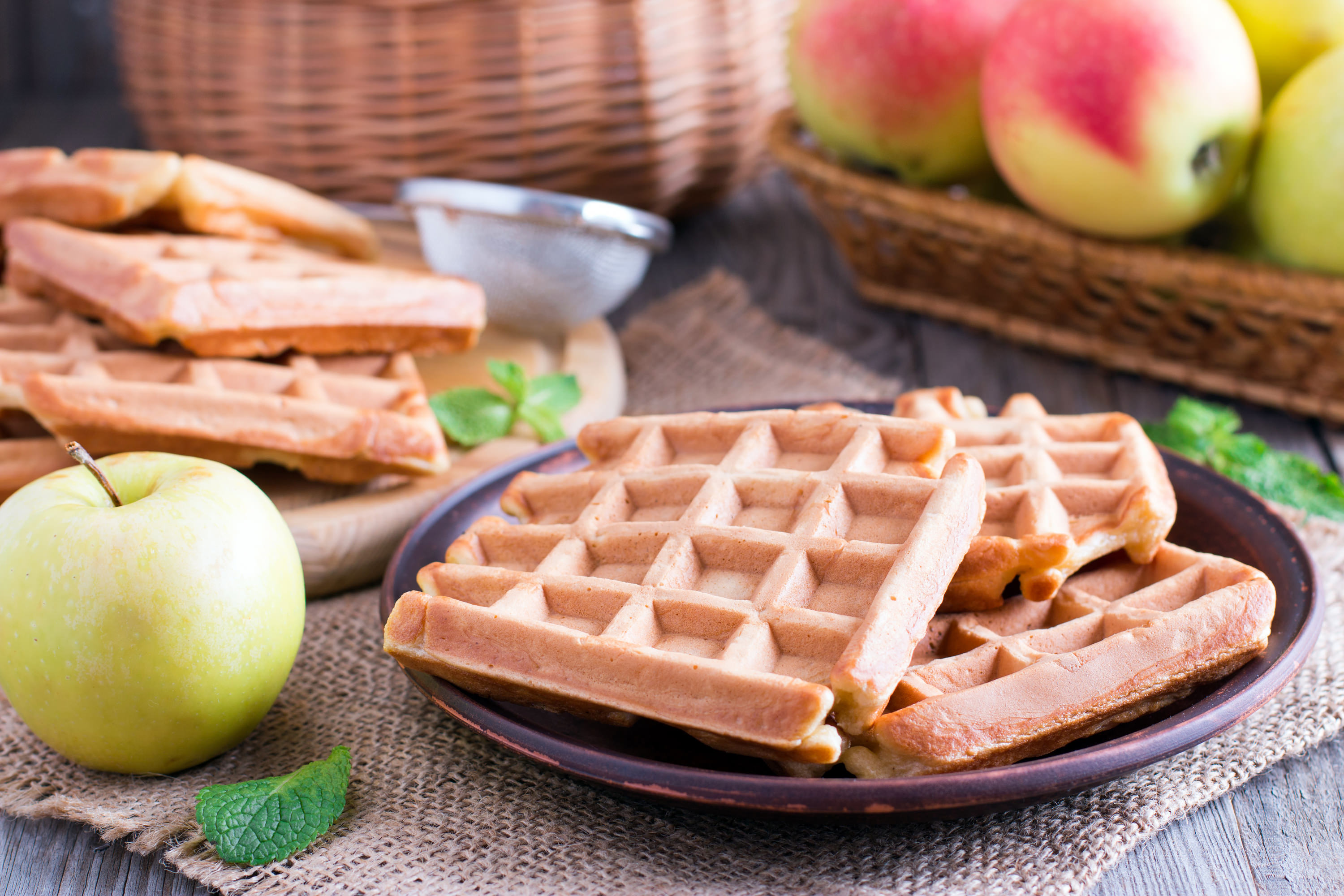 Apfel-Waffeln Rezept | VidaVida