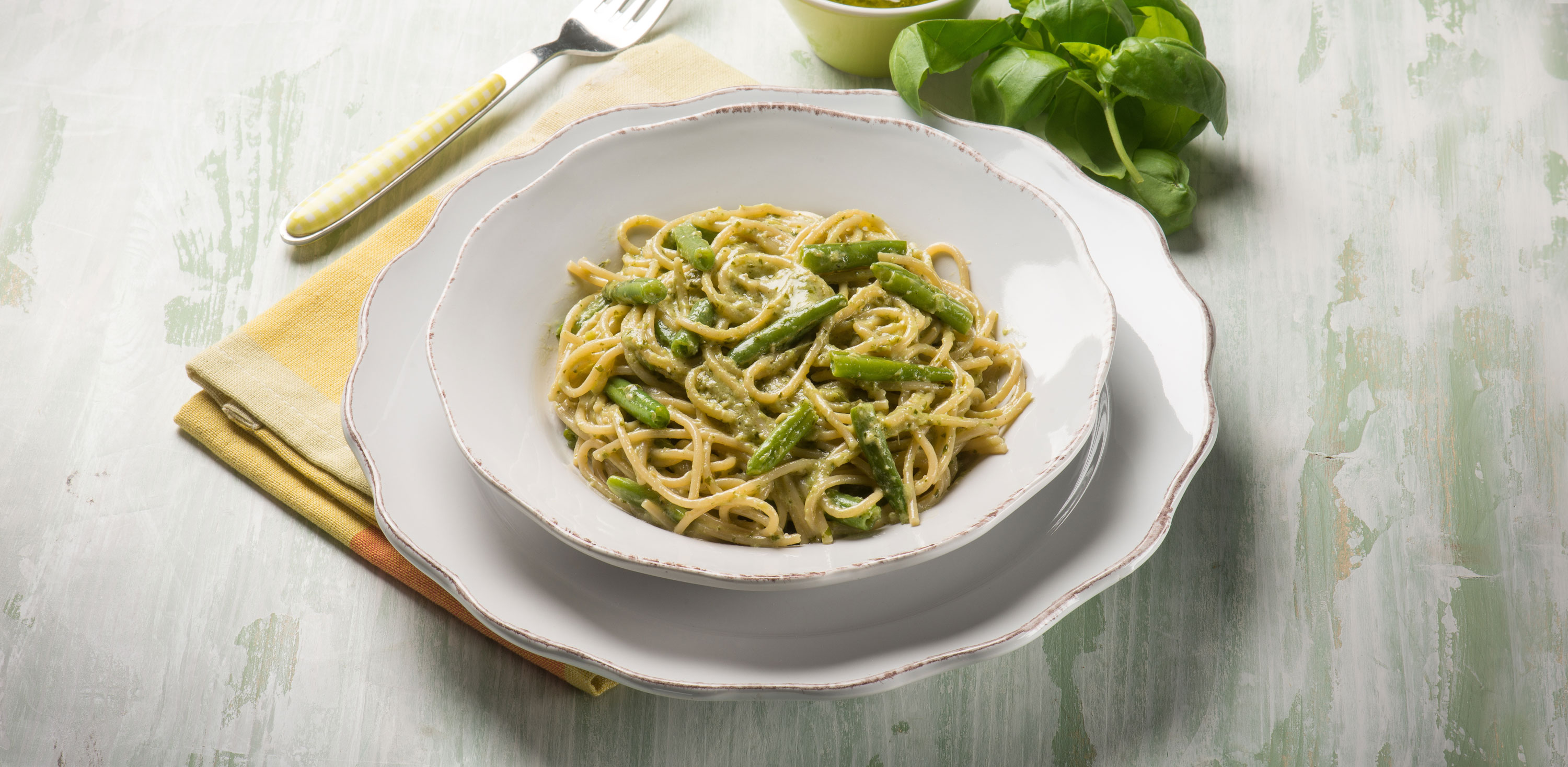 pasta mit grünen bohnen italienisch