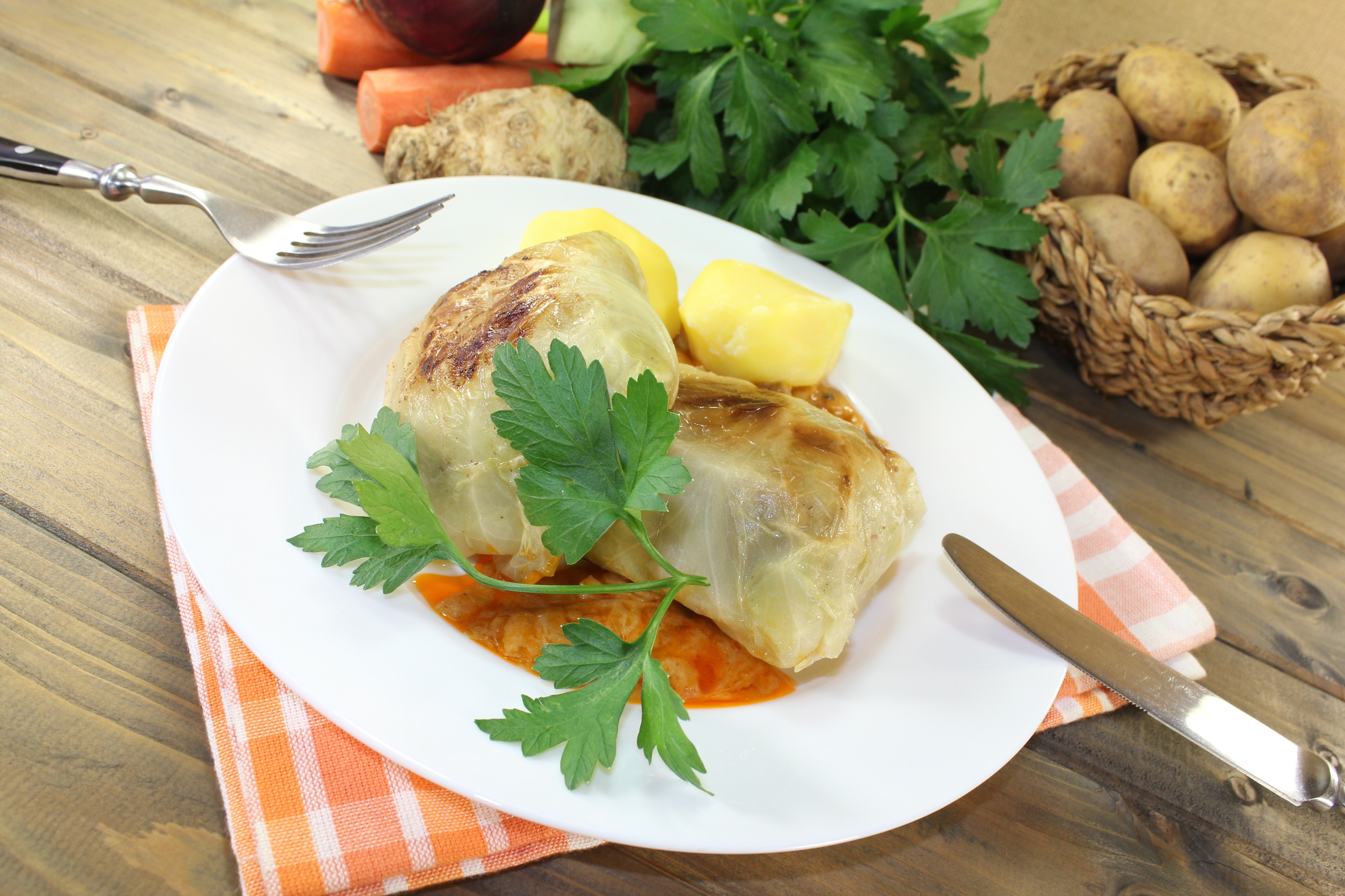Vegetarische Kohlrouladen - Rezepte Suchen