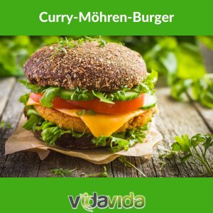 Diätrezept: Curry-Möhren-Burger