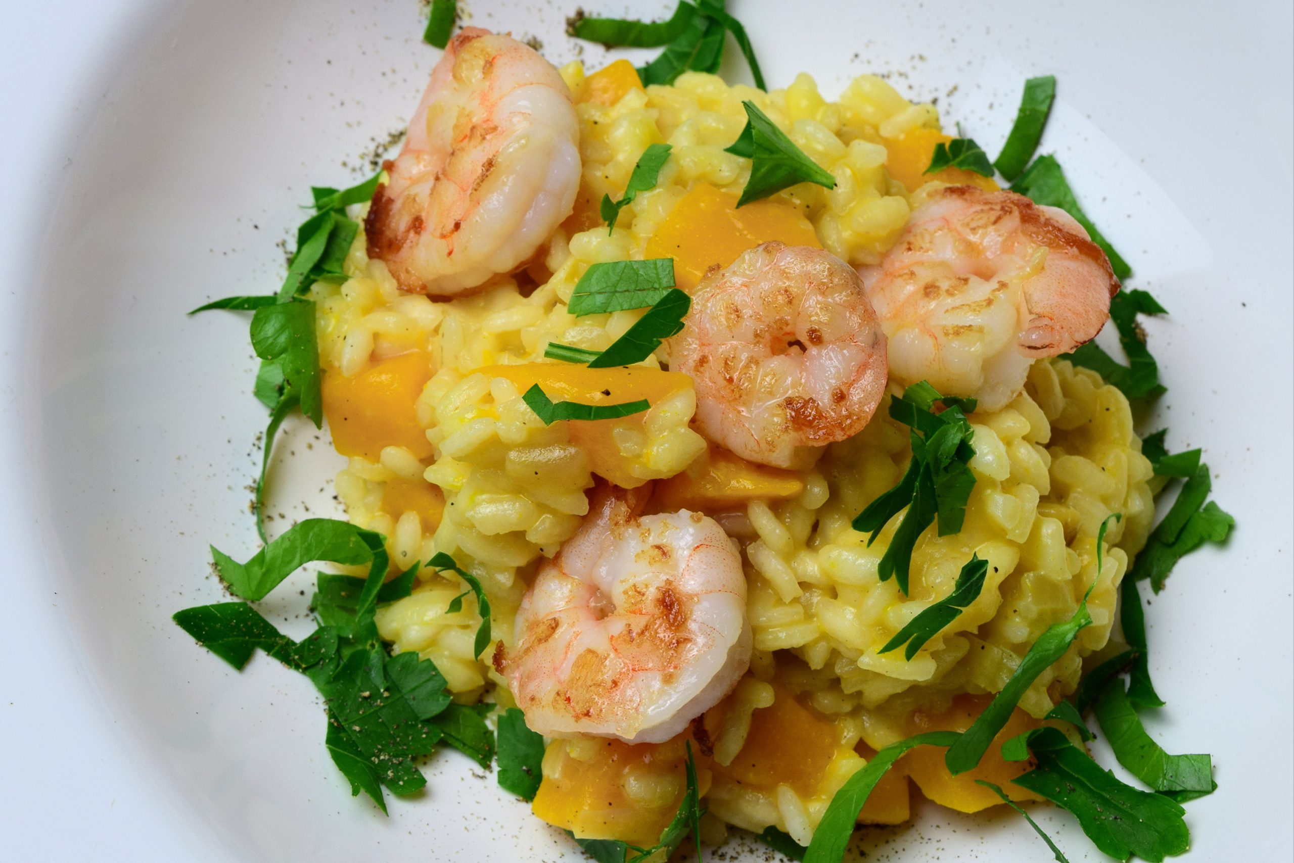 Indische Kürbispfanne mit Garnelen | VidaVida Rezept