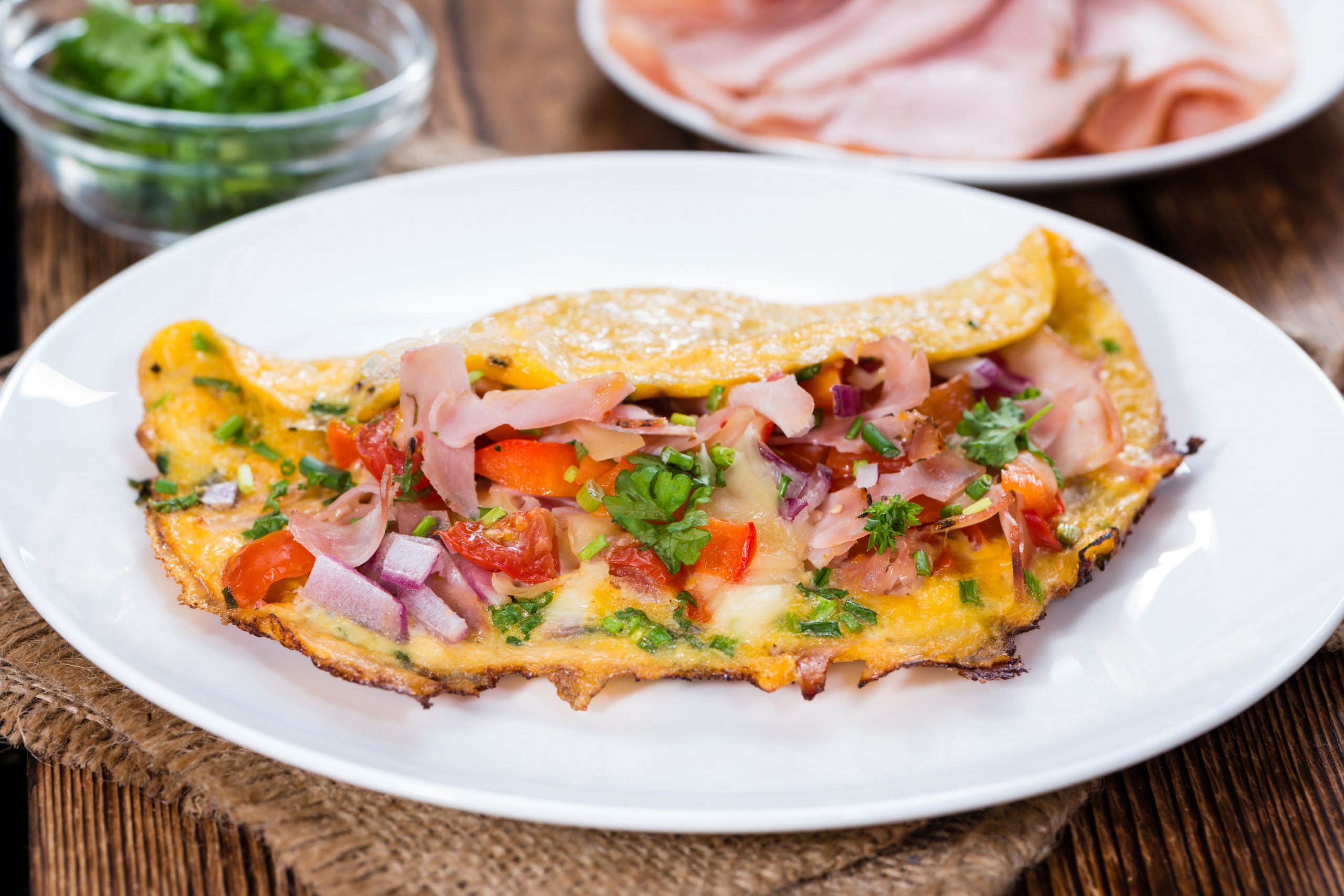 Omelette mit Käse und Schinken | VidaVida Rezept