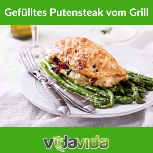 Grillrezept: Gefülltes Putensteak