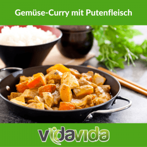 Diätrezept: Gemüse-Curry mit Putenfleisch