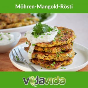 Rezept: Möhren-Mangold-Rösti
