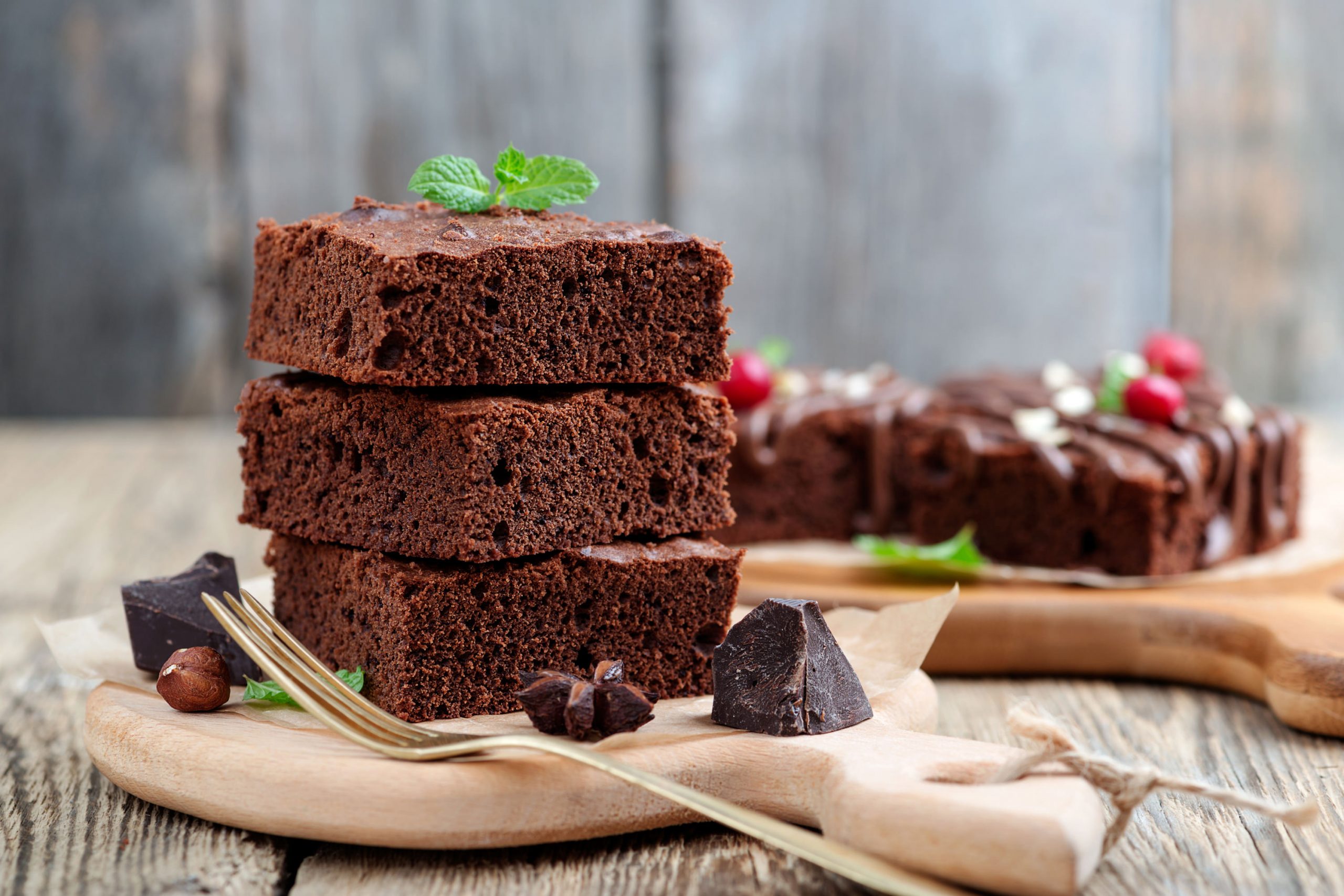 Feine Lebkuchen-Brownies | VidaVida Rezept